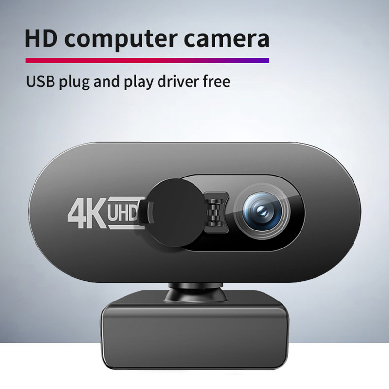 4K フルHD 2K 1080P ウェブカメラ PC用ウェブカメラ マイク付きミニウェブカメラ USBオートフォーカスストリームカメラ コンピューター/ノートパソコン用