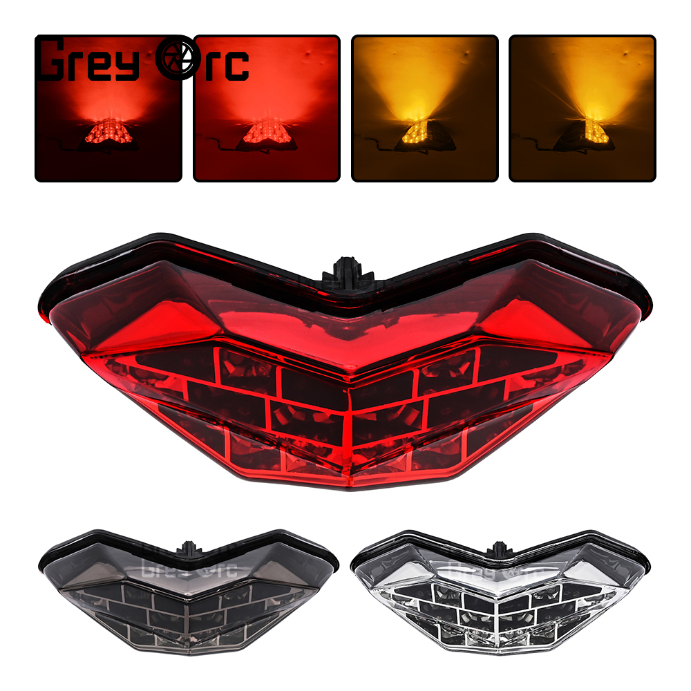 LED オートバイテールブレーキライト赤煙レンズ昼間走行信号カワサキニンジャ 300 2013-2015 Z300 2015 ターンシグナルランプ