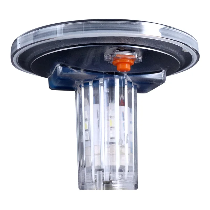 太陽光発電 3 色 (R/W/B) 警告 LED 点滅ライト防水 3 調光器防爆船舶航法ビーコン信号ランプ