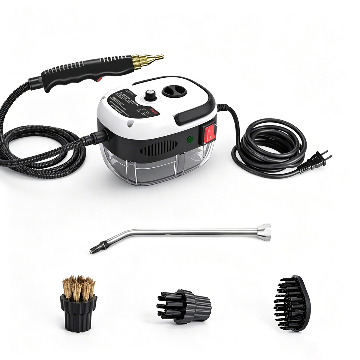 高温滅菌スチームクリーナー AC レンジフード家庭用車使用蒸し洗浄装置 110V 米国プラグ