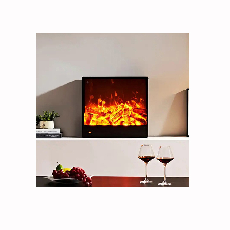装飾的な炎木材燃焼凹型発光ダイオード電気暖炉 Chimeneas Decorativas De Salas
