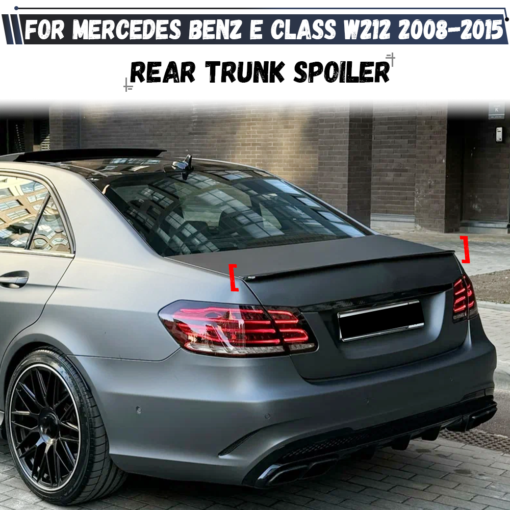 リアトランクスポイラー翼車の尾翼ボディキットチューニングメルセデスベンツ E クラス W212 2008-2015 E200 E220 E250 E300 E63