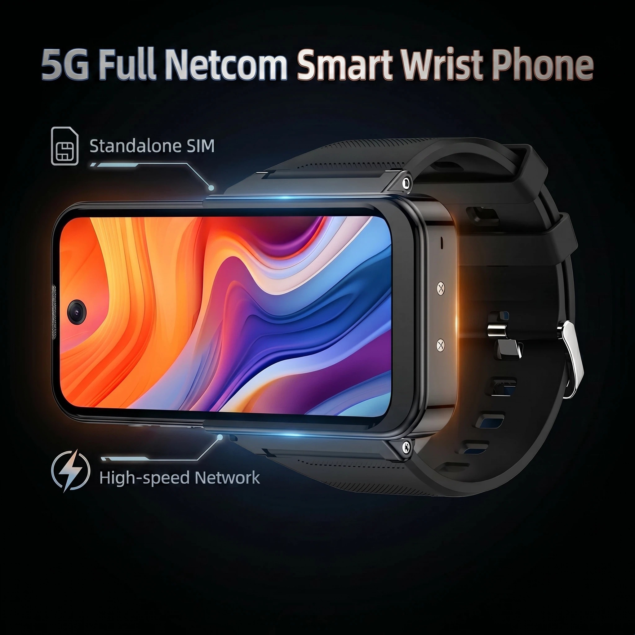 3.97 インチ Android 12.0 ミニスマートウォッチフォン 8GB RAM 256GB ROM デュアル SIM スタンバイ Play ストア 4G リトルスマートウォッチフォン
