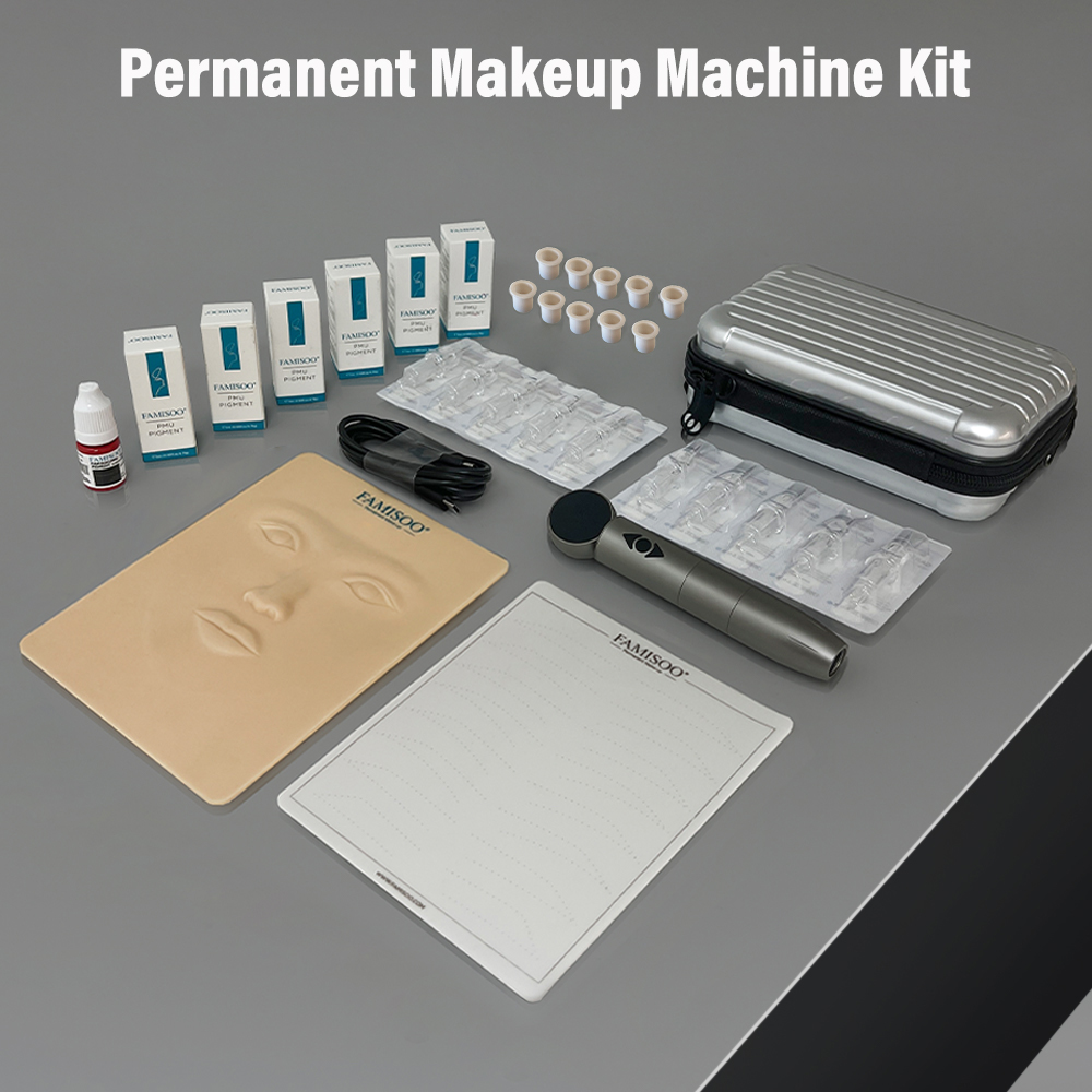 コアレスタトゥーマシンキットアートメイク眉毛唇アイライナータトゥー頭皮マイクロブレーディングマシンユニバーサルニードル付き