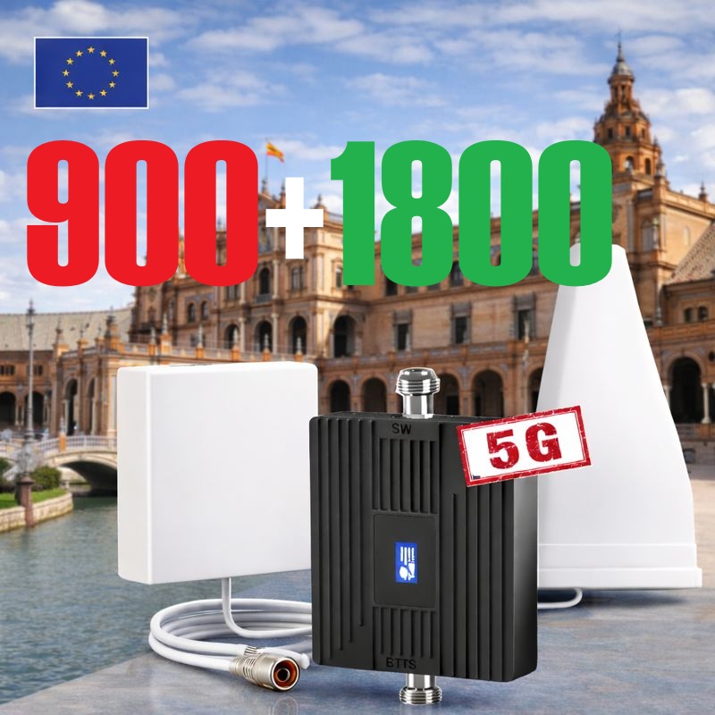 HWATEL 2026 新しい 2 バンド B8 B3 セルラーアンプ GSM 2G 3G 4G 900 LTE 1800 DCS 携帯電話信号ブースターネットワークリピータ 5G