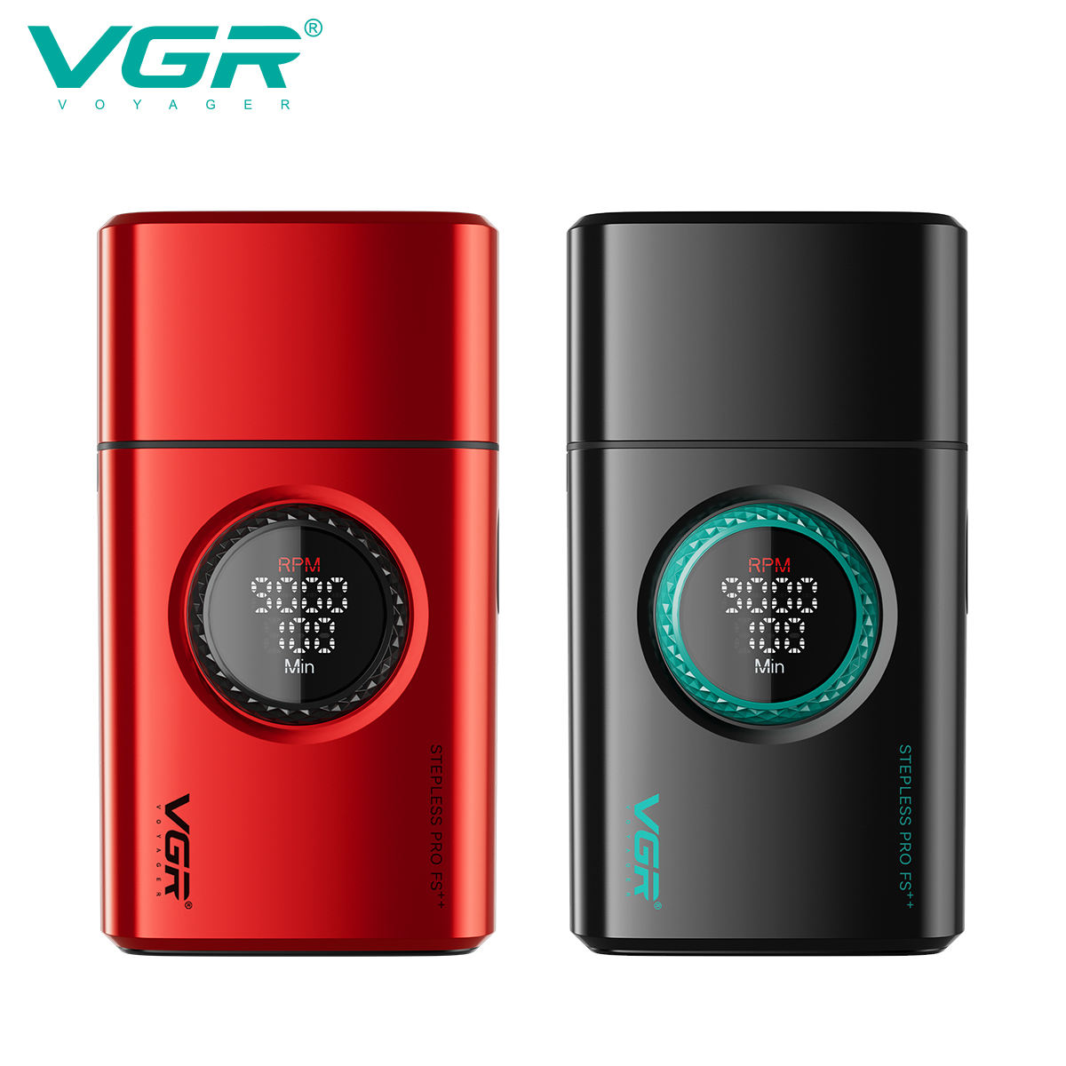 VGR 電気シェーバープロフェッショナルかみそり 9000 RPM シェーバー往復ひげトリマーヘアトリマー金属箔シェーバー男性用 V-377