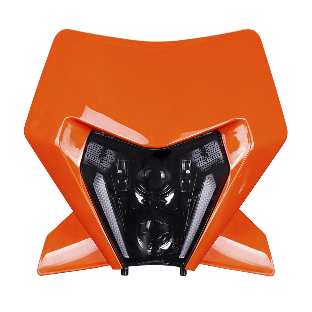 LED ヘッドライト KTM 2024 2025 2026 EXC EXC-F 125 150 200 250 300 350 400 450 500 XC-W XW-F オートバイヘッドランプマスクフェアリング