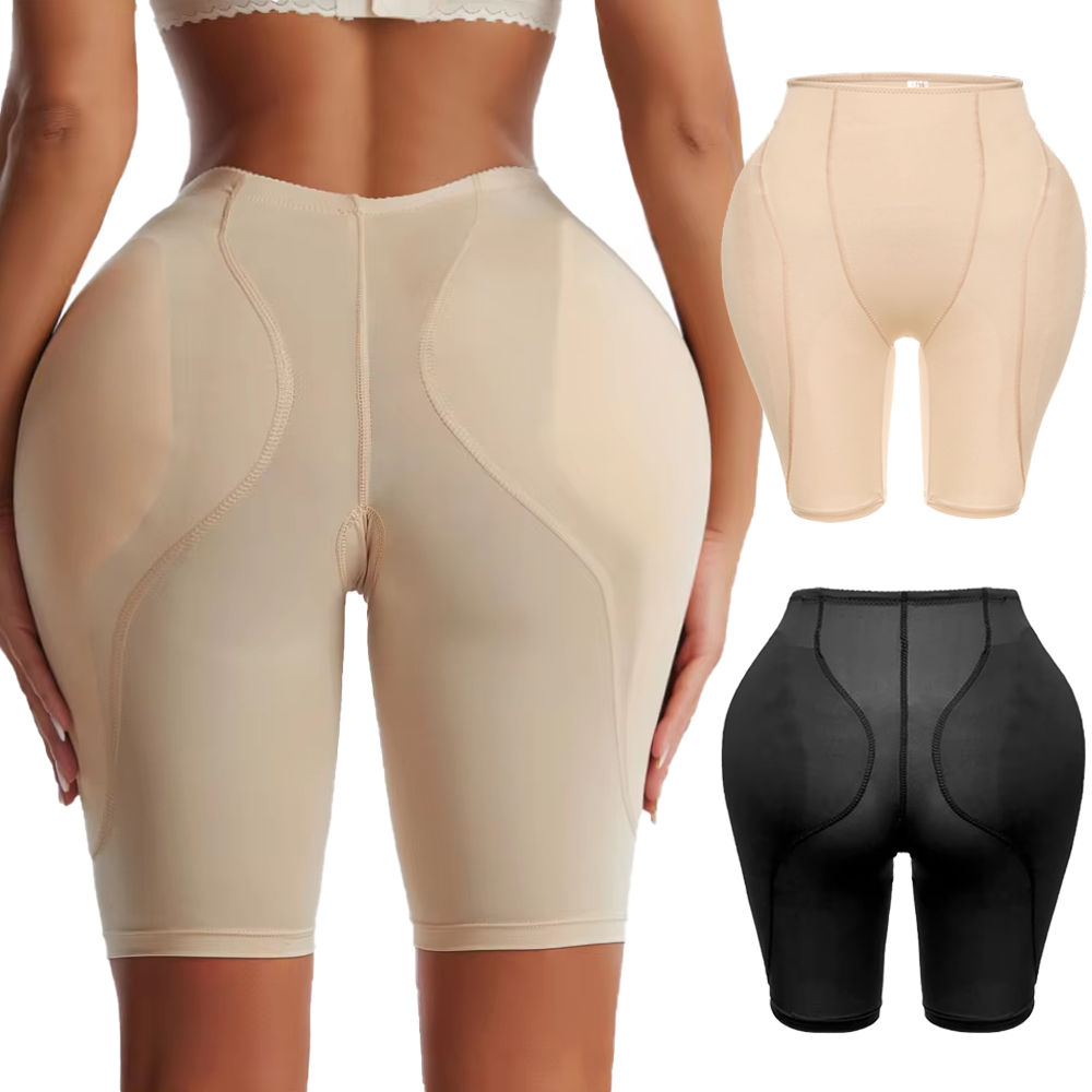 Women Waist Trainer Hip Pads Shapewear Bigger Booty Filler Panty Butt Lifter Body Shaper Fake Ass Enhancer Thigh Trimmer Shorts