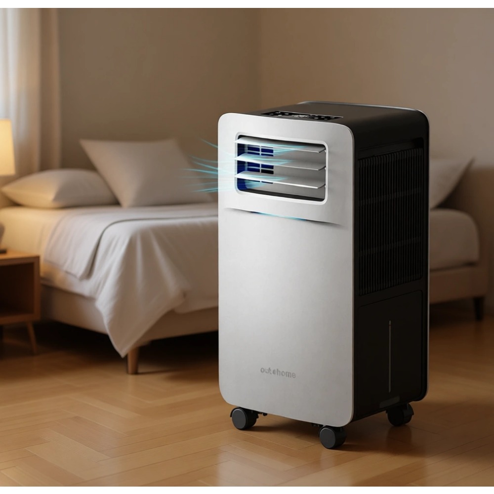 5200 BTU ポータブル キャンプ エアコン、4-in-1 静かなミニ AC、400 W 電力、テント、RV、トラック、バン、ガレージなどに適しています。