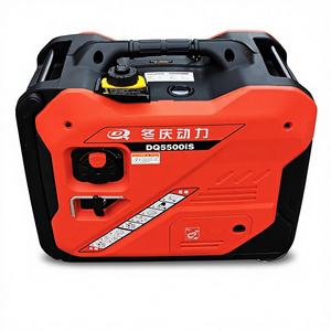 2KW、2.5KW、3KW、4KW、5KW ポータブルインバーター発電機 220V/110V 交流 12V 直流 4ストロークエンジン 軽量・防水 LEDディスプレイ 屋外用