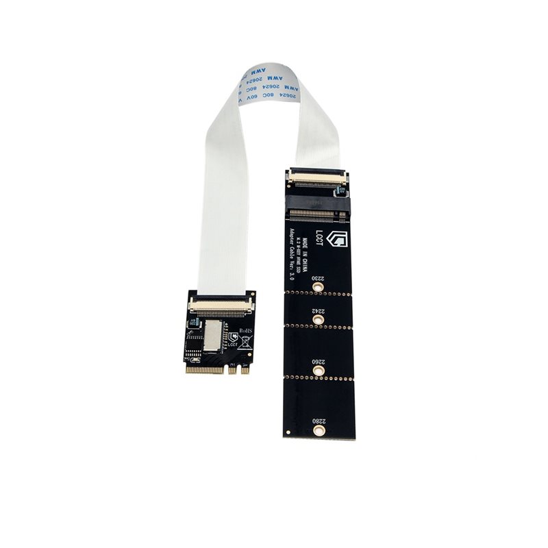 Exquisite-M.2 A-E KEY - M.2 NVMeアダプタカード（TFスロット搭載、M.2 A+ E KEYインターフェース、CNVIプロトコル非対応ネットワークカード）