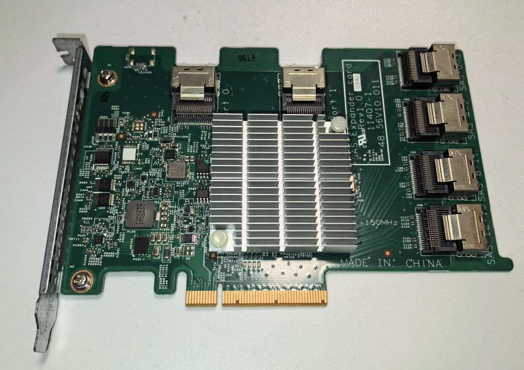 オリジナル 03X3834 LSI 6Gbps 16ポート PCI-E SASエキスパンダーカード 9240-8i 9261-8i 11407-1
