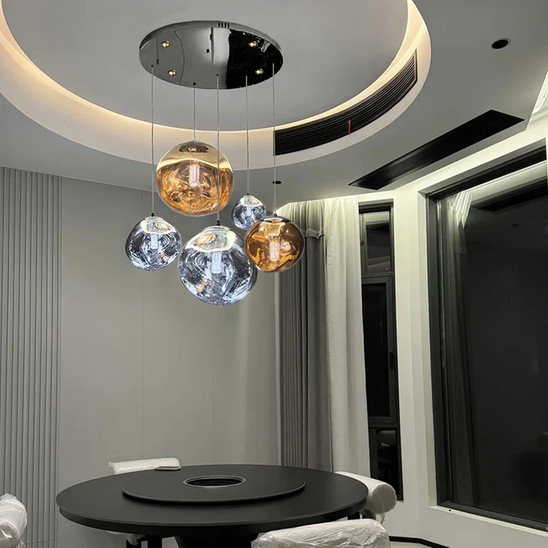 現代の家の装飾 LED ライトペンダントライトリビングルーム用ランプダイニングルーム用シャンデリア吊り下げライト屋内照明