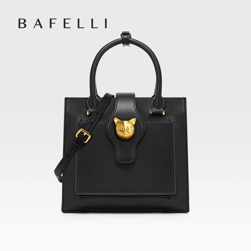 BAFELLI 2026 レディース 新しいハンドバッグ キャット 高級レザー ファッション ビジネス ショルダー スタイリッシュ カジュアル クロスボディ 女性財布 オフィス レディース