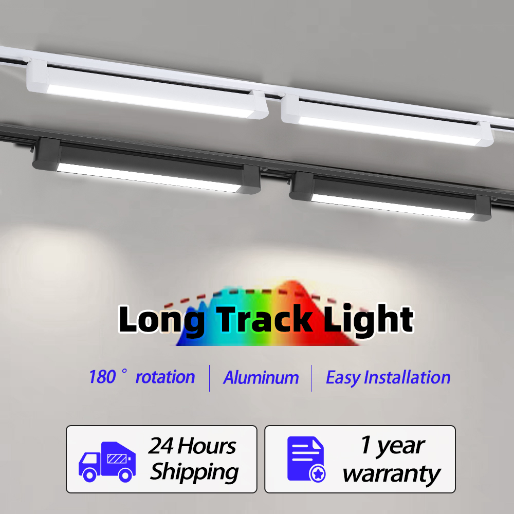 LED トラックライト スポットライト リニアフラッドライト 110-220V 天井レールランプ トラックランプ リビングルーム ベッドルーム キッチン ショップ用