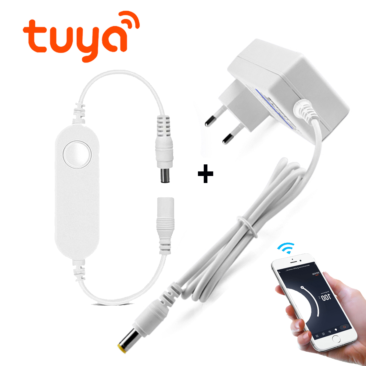 照明トランス DC12V 24V 2A 3A 電源アダプタ Wifi スイッチ Tuya コントローラ EU/米国プラグ充電器電源 LED ストリップ