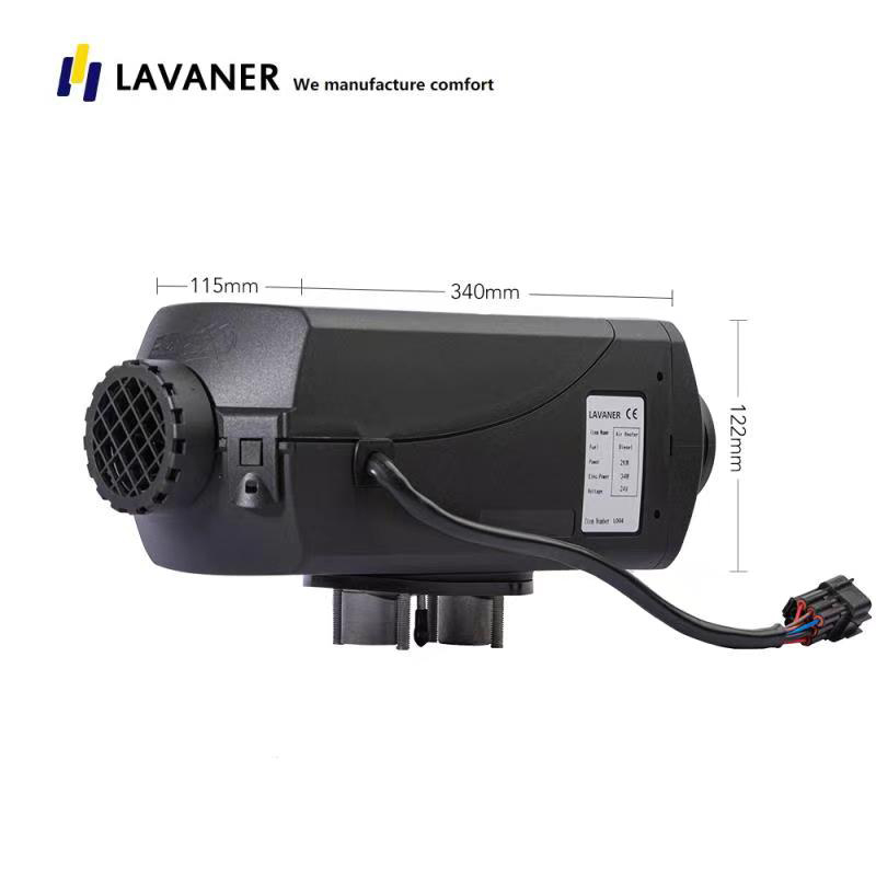 LAVANER Pro Max アルパイン 12V 2KW ディーゼルエアヒーター、最大 10,000 フィート、ブラシレスモーター RV キャンピングカー バン トラック トレーラー用