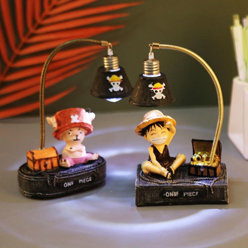 ワンピースアニメフィギュアルフィチョッパーナイトランプライト家の装飾飾りかわいいグッズチャームファンギフトおもちゃ