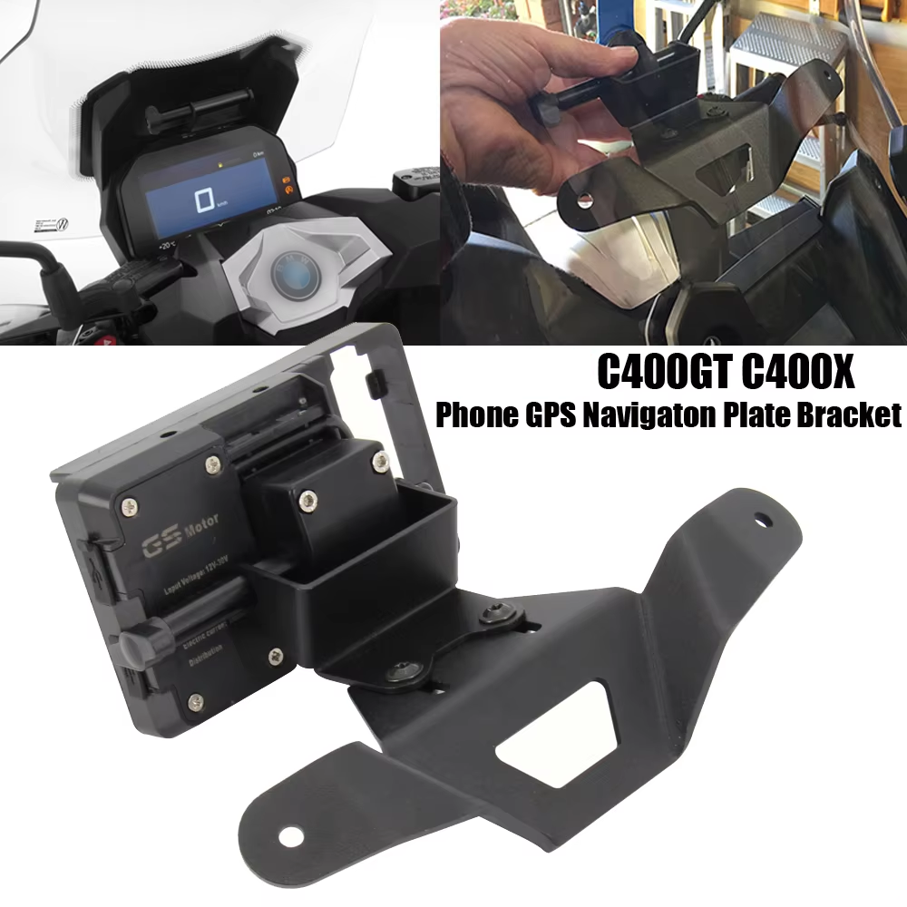 BMW C400GT C 400GT C400 GT フロントガラスマウントナビゲーションブラケット GPS スマートフォンホルダーオートバイ