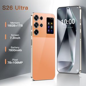 純正 S26 Ultra 7.3インチスマートフォン 16GB+1TB SIMフリー デュアルSIM 5G Android 14 10コア 高解像度 デュアルSIM ゲーミングスマホ