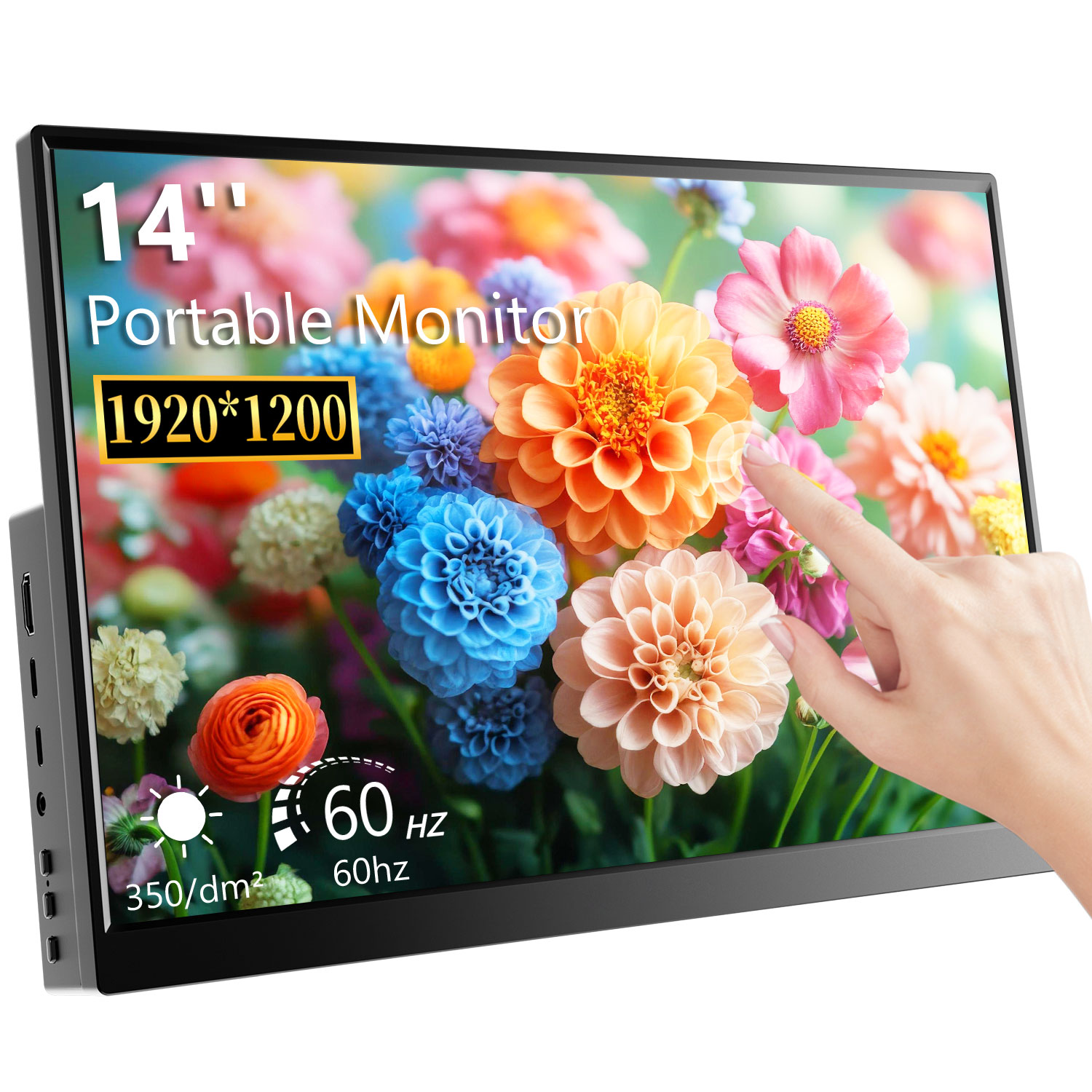 14 インチ IPS LCD ディスプレイ Raspberry Pi 4 3 2 ゼロ W タッチスクリーンモニターポータブル HDMI 互換ディスプレイ