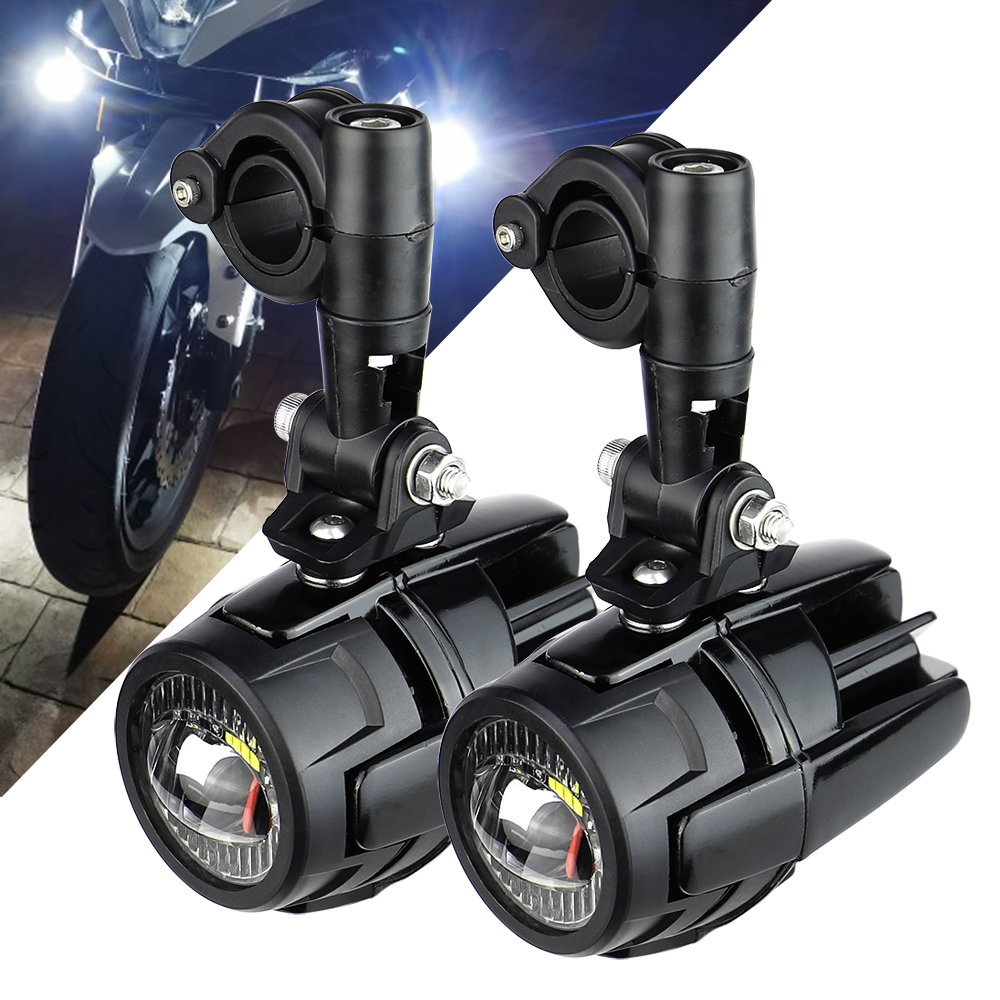 ユニバーサルオートバイ補助ライト LED スポットドライビングフォグランプ R1200GS F800GS K1600 40 ワット 6000 K フォグランプ