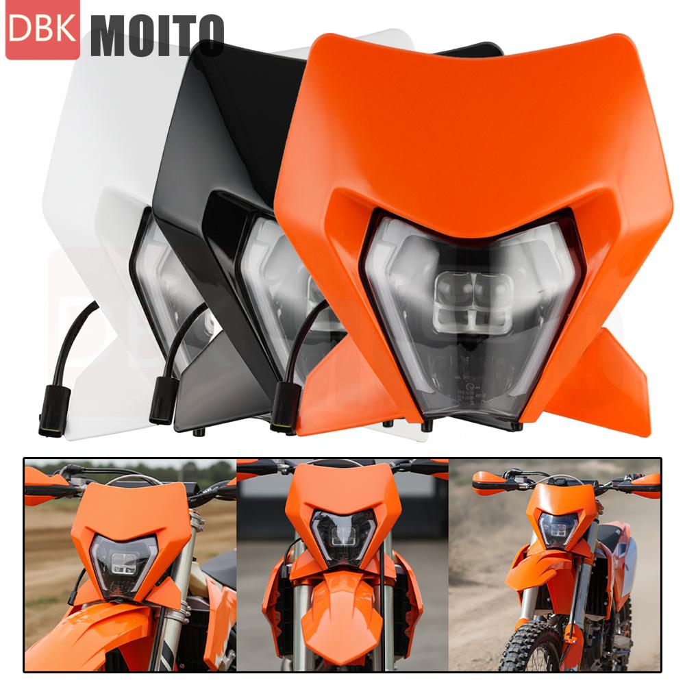 モトクロスエンデューロヘッドランプ KTM EXC XCW SX EXC-F XCW-F SX-F 125 300 500 2024-2026 ダートバイクスーパーモトオートバイ