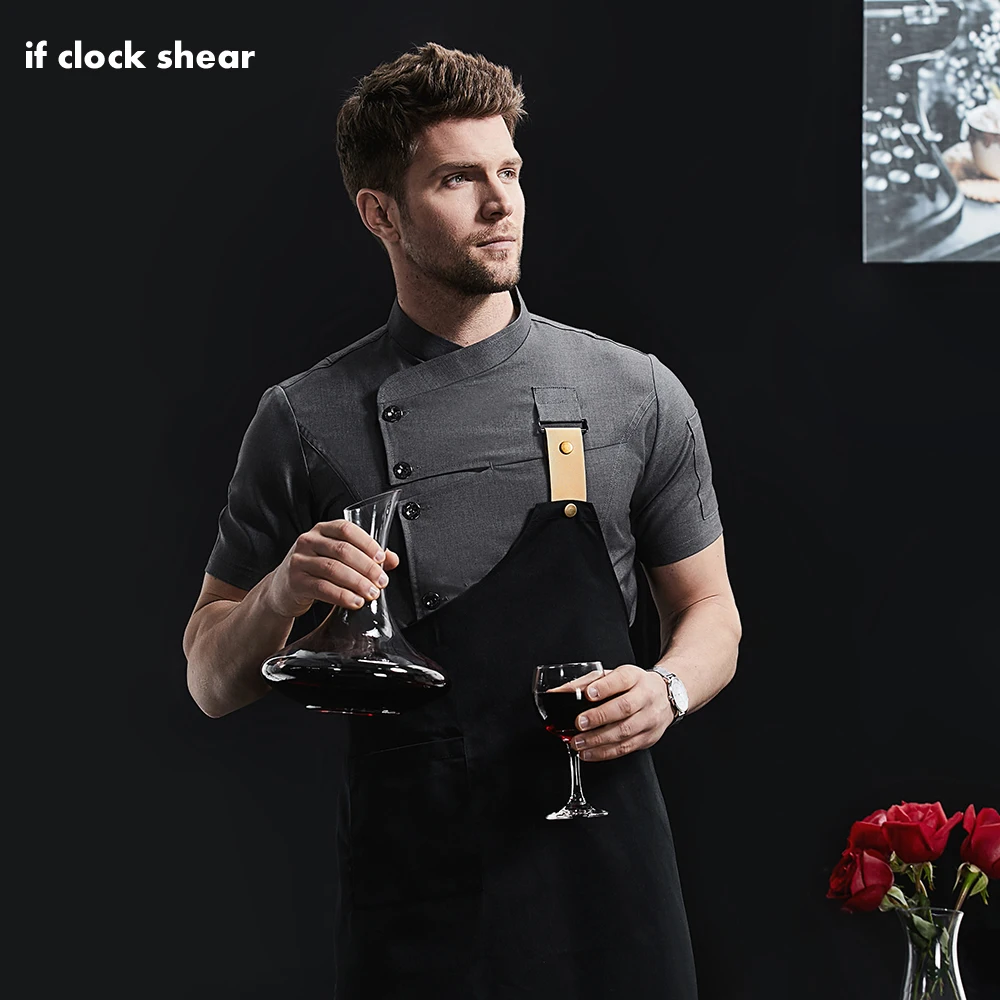 多色コック服ユニセックスシェフジャケット男性シェフコート M-4XL レストランホテルキッチンシェフ制服キッチンケータリングワークシャツ