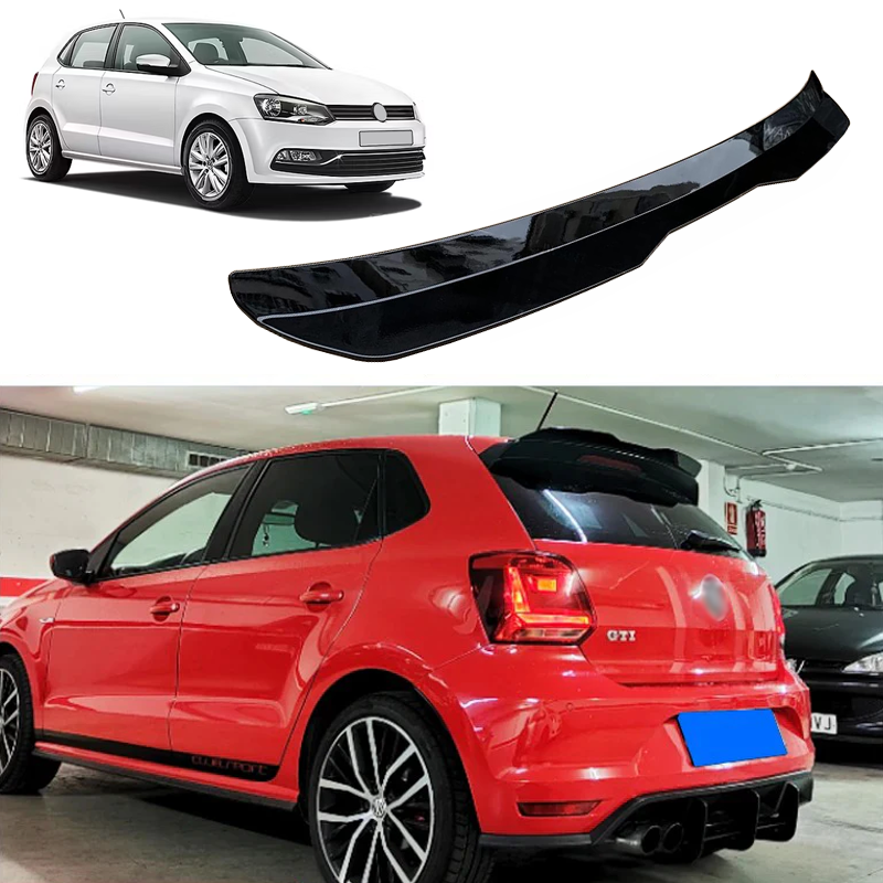 99 センチメートル車ユニバーサルリアルーフスポイラーフォルクスワーゲン VW アクセサリーポロ MK6 2011 2012 2013 2014 2015 2016 2017 2018