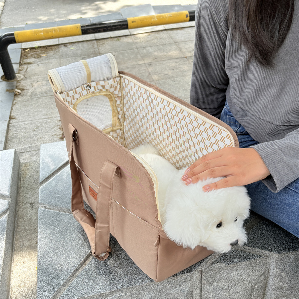 快適な犬バッグペットクロスボディショルダーバッグアウトドア旅行ポータブル猫子犬スリングキャリアバッグペットキャリー用品