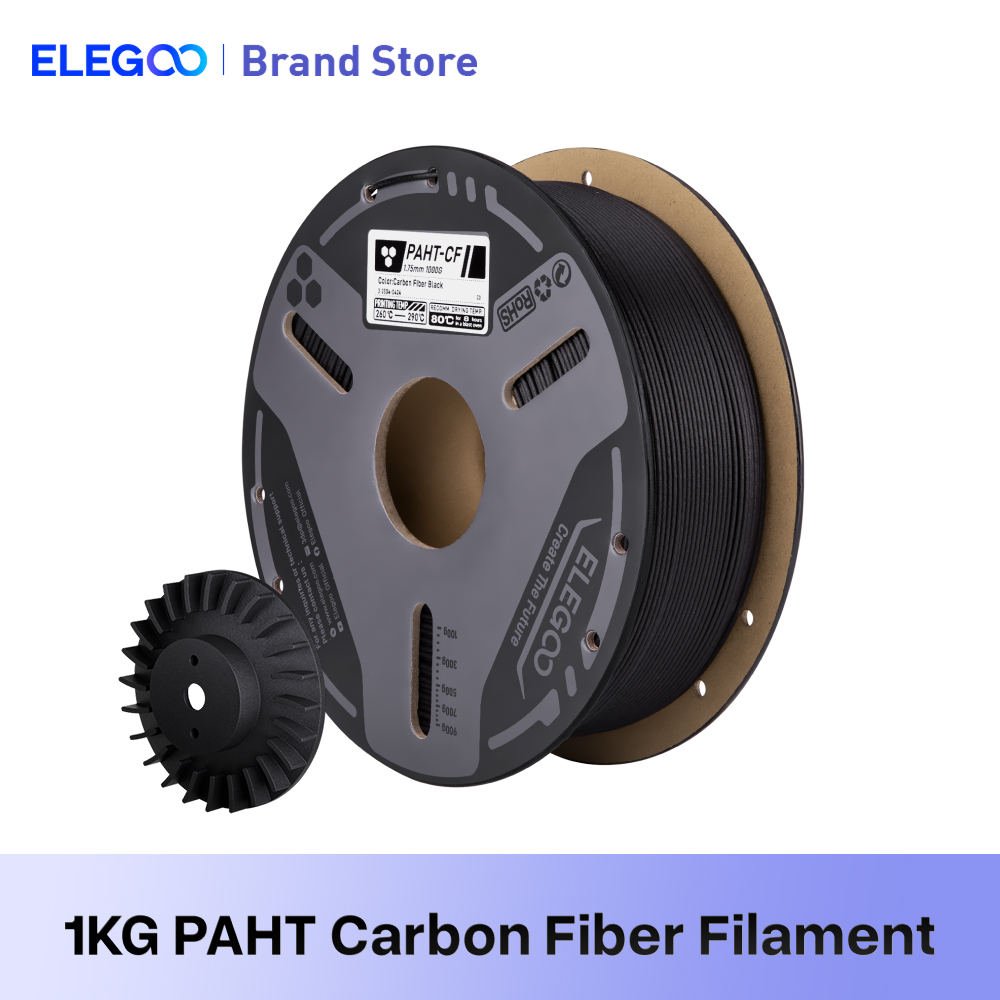 ELEGOO カーボンファイバー PAHT-CF フィラメント 1.75 ミリメートル黒 2 キロ/5 キロ/10 キロ EU 米国