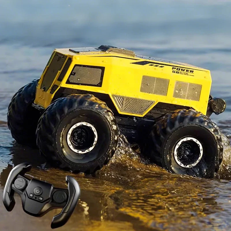 JJRC Q210 RC カー 2.4 グラム 4Wd リモートコントロール水陸両用全地形オフロード車両車両 360 回転ドリフトカー少年おもちゃ子供 gif