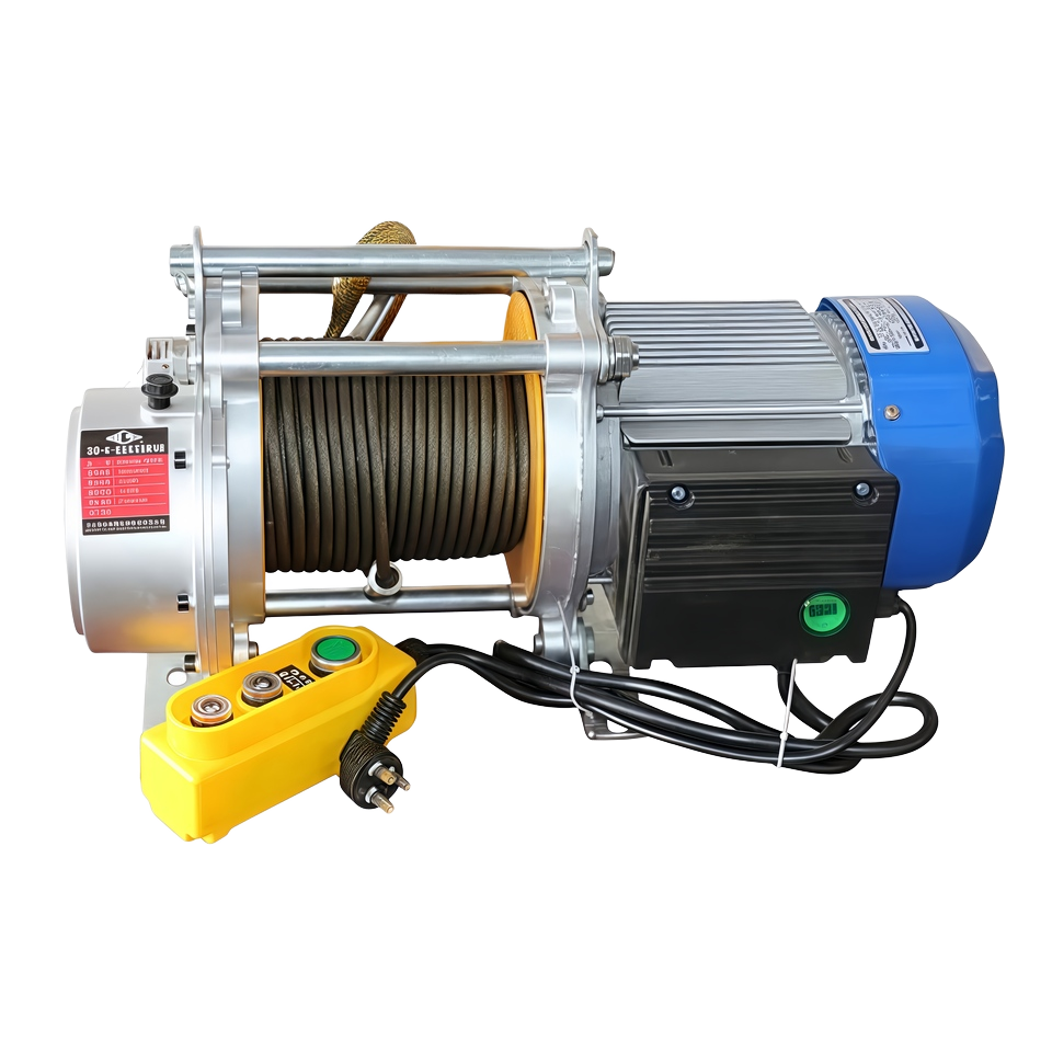 60m 1000kg Electric Hoist Winch with Wireless Remote Control