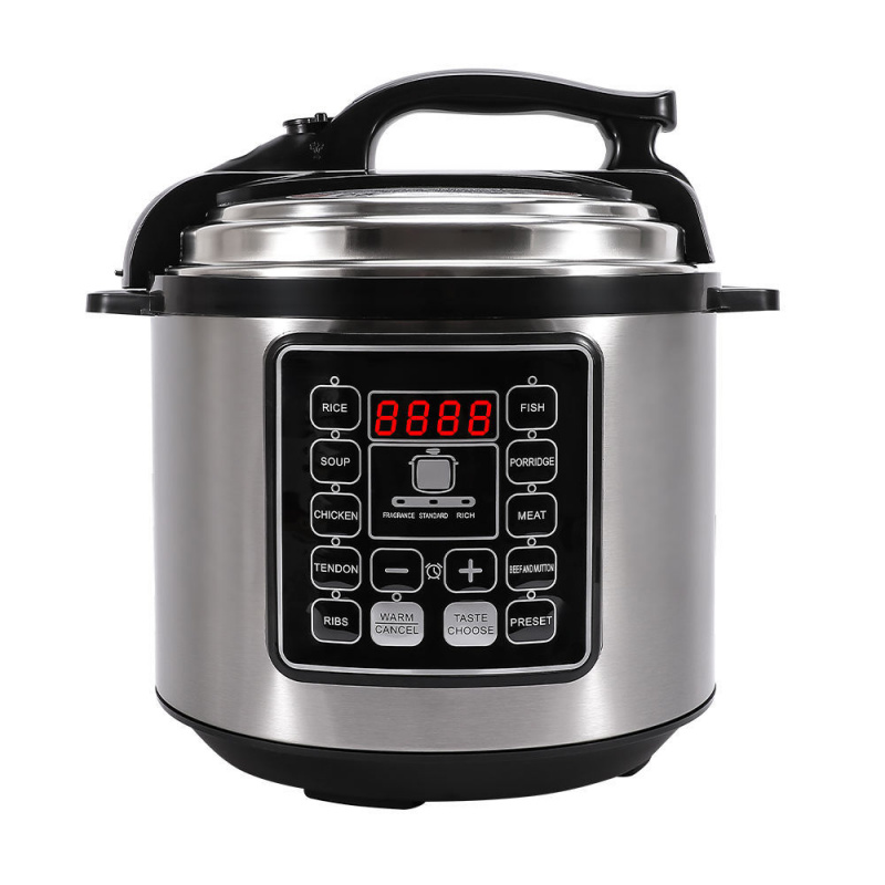 シルバークレスト 6L 電気圧力鍋 10 で 1 多機能炊飯器 1050 ワットスマート圧力ポットタイマープリセット家庭用キット