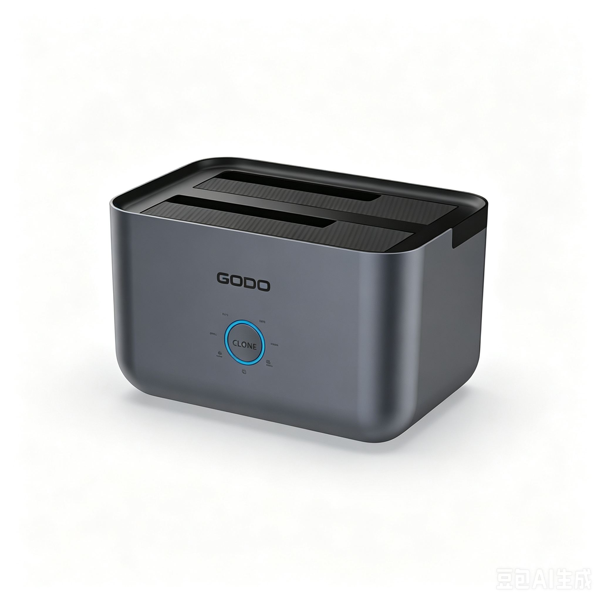 GODO USB 3.0 ハードドライブドッキングステーション デュアルベイ外部ハードドライブドック 2.5/3.5 インチ SATA HDD SSD LED オフラインクローン用