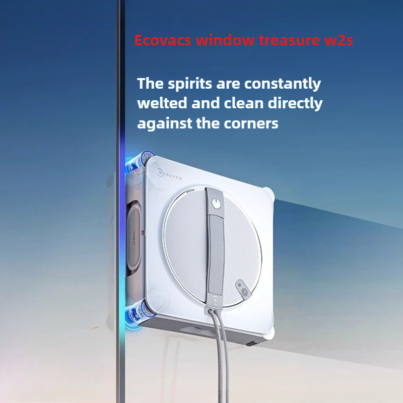 Ecovacs ウォータースプレー 窓掃除ロボット W2S クリーナー スマートホーム 全自動リンピア ヴィドリオス ベンタナス 電動ドゥ ミシア オキエン