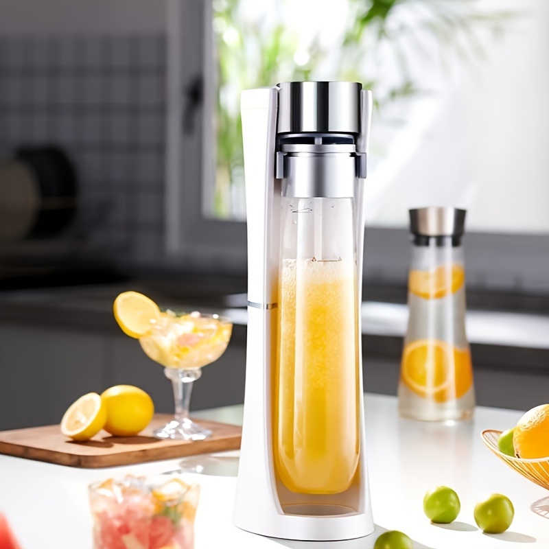 家庭用ソーダドリンクメーカースパークリング水炭酸飲料製造機 CO2 追加炭酸風味の DIY 1L 容量マニュアル