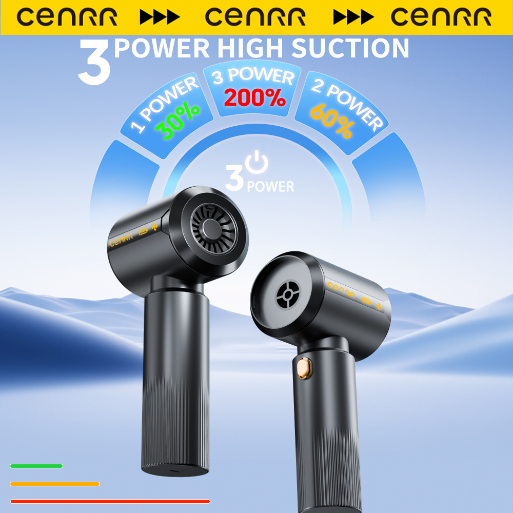 CENRR LED 表示画面新しい車の掃除機強力な吸引力ポータブルトイレギフト家庭用掃除機車用
