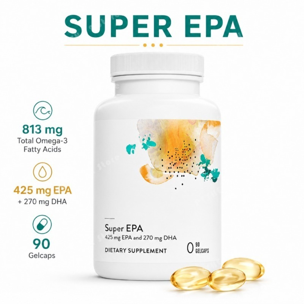 オメガ-3 フィッシュオイル EPA DHA ジェルキャップ 90 個、ビタミン E を含む高効能マリンオイルサプリメント、大人向けの毎日のウェルネスサポート