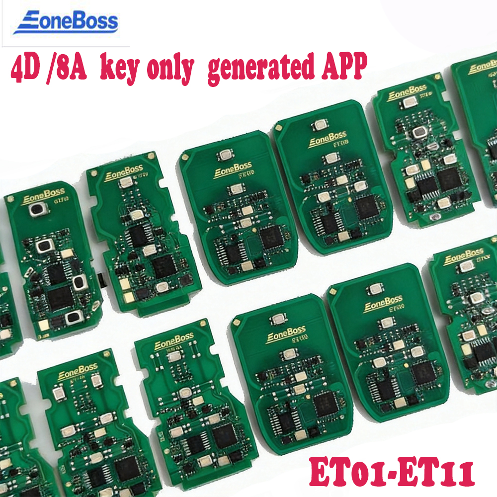 EoneBoss PCB キーレス GO Bluetooth 接続繰り返し生成 4D 8A キートヨタ用レクサス用スバル ET スマートキー 312-433Mhz