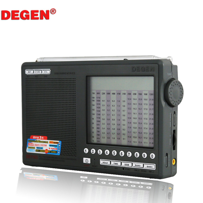 Degen DE1103 デジタル FM AM LW MW SW ステレオ ラジオ Degen DE1103 Degen DE-1103 SSB ビット新しい DSP バージョン