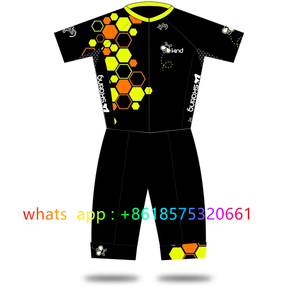 ジャンク 2025 男性トライアスロンランニングスケートスーツインラインローラースケートスピードスキンスーツ Ciclismo レーシングスピード速乾性服