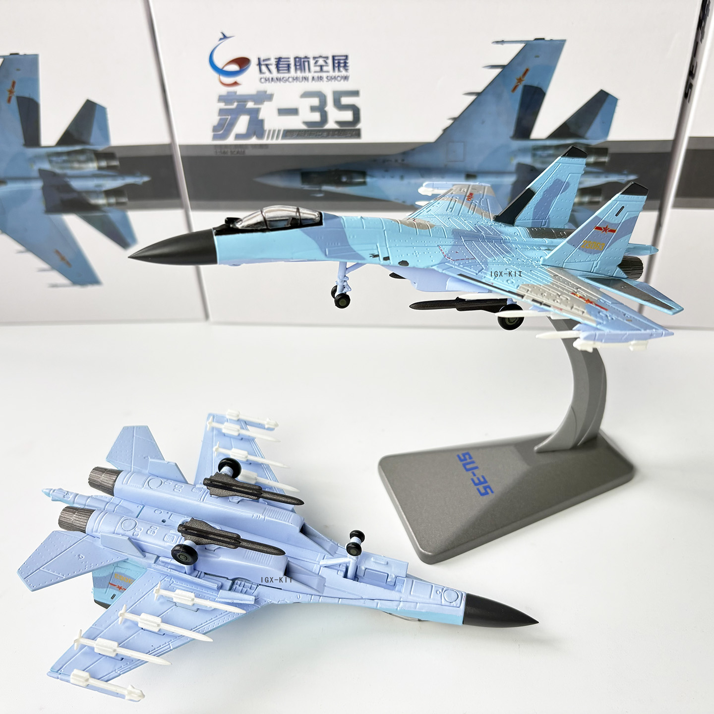 1/144 スケール中国空軍 Su35 戦闘機モデル SU-35 スーパーフランカー金属仕上げ軍用機モデルコレクション装​​飾品