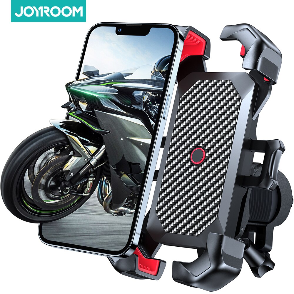 Joyroom 電話ホルダー バイク 360° ビュー ユニバーサル自転車電話ホルダー 4.7-7 インチ携帯電話スタンド耐衝撃ブラケット GPS Cli 用