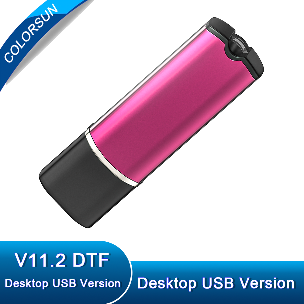 Colorsun DTF リッピング ソフトウェア バージョン V11.2 USB ドライバー キー デスクトップ バージョン DTF 印刷ソフトウェア R1390 L1800 R2400 XP-15000 用