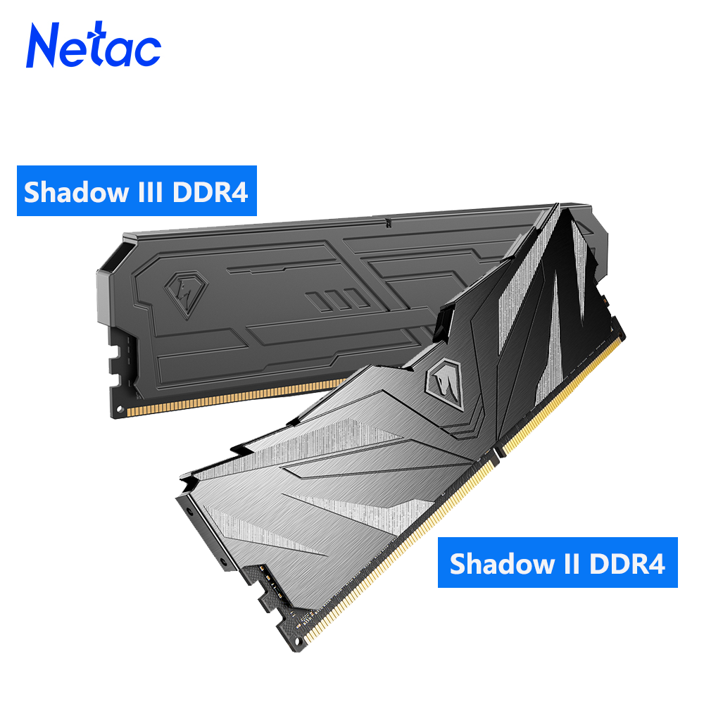 Netac メモリ DDR4 32GB 16GBx2 8GBx2 3200MHz Shadow III RAM メモリ DDR4 Shadow II 3600MHz デスクトップ Intel AMD マザーボード用