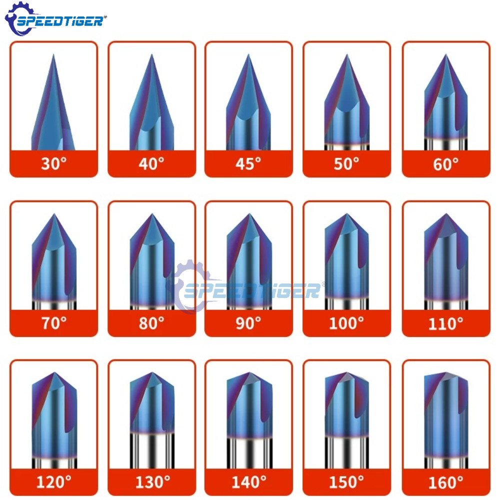 HRC70 タングステンカーバイド面取りフライスカッター 30/60/90/120 エンジェル 40 45 50 60 70 80 100 110 150 160 度面取りミル