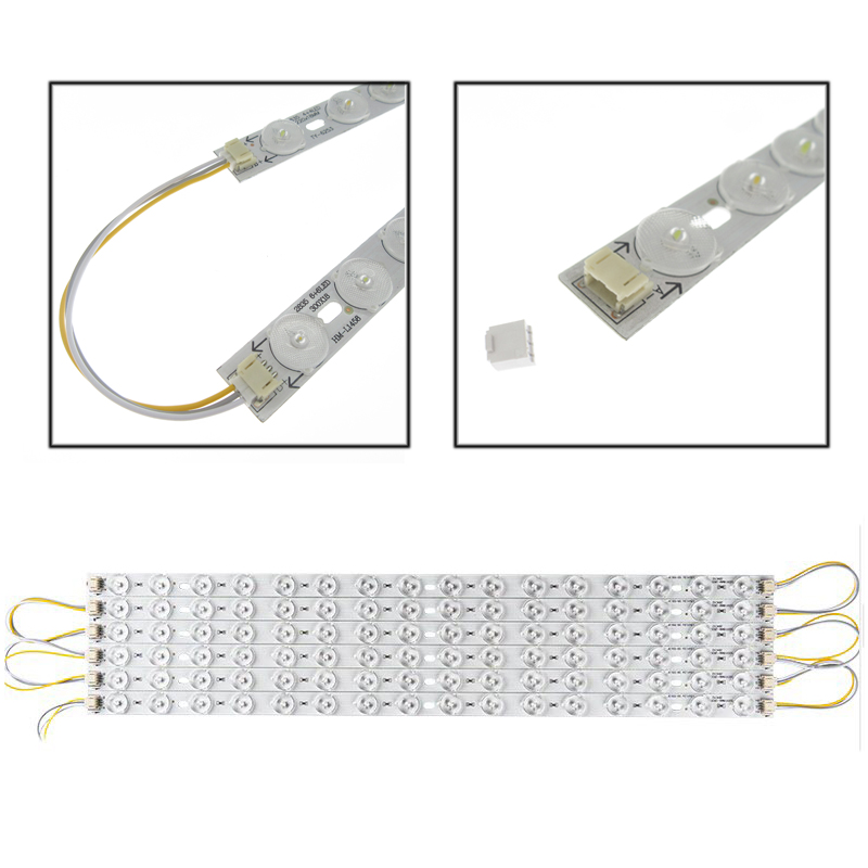5-20 個三色 2835 LED チューブシーリングライトモジュール 4 ワット 6 ワット 8 ワット LED バーライト天井ランプ古い LED チューブソースを再成形するため