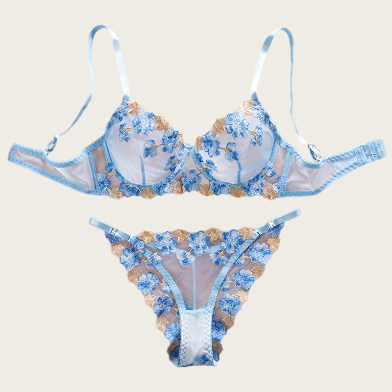 Daring Lingerie for Women Sexy Hot Fancy Underwear Intimate Beautiful Bra Sets Sweety Lace Lingerie Ultra Thin Female Underwear