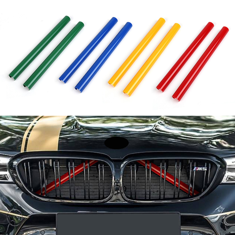 Bmw 1 3 4 5 6 7 シリーズ F20 F21 F30 F31 F34 F32 F33 F36 G30 G31 G32 G11 G12 GT 車のフロントグリルストリップトリムアクセサリー
